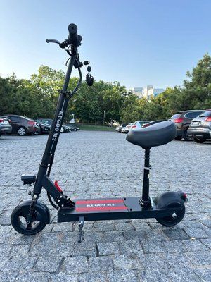 Електросамокат Kugoo M2 Чорний з сидінням  67876545678-987463564789 фото