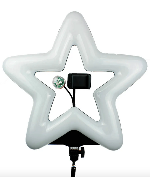 RGB LED лампа у формі зірки 47 см зі штативом 0978-9303 фото