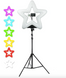 RGB LED лампа у формі зірки 47 см зі штативом 0978-9303 фото 1