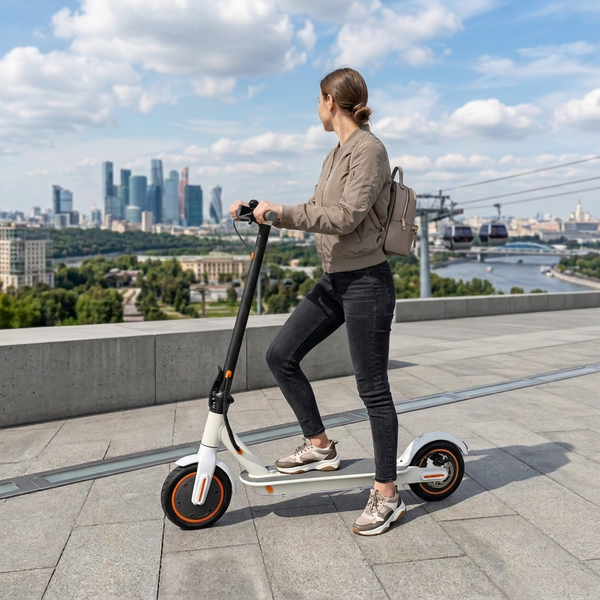 Електросамокат KUGOO M365 PRO 500W 12.4Ah Білий 2026 Рік&mdash; потужний міський електросамокат 6789876667-498998839 фото