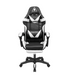 Кресло геймерское Kruger&Matz GX-150 с подставкой для ног Black/White 36133 фото 3