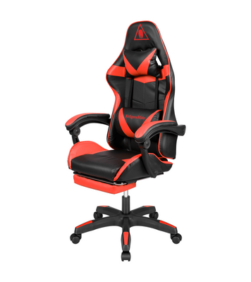Кресло геймерское Kruger&Matz GX-150 с подставкой для ног Red/Black 36113 фото