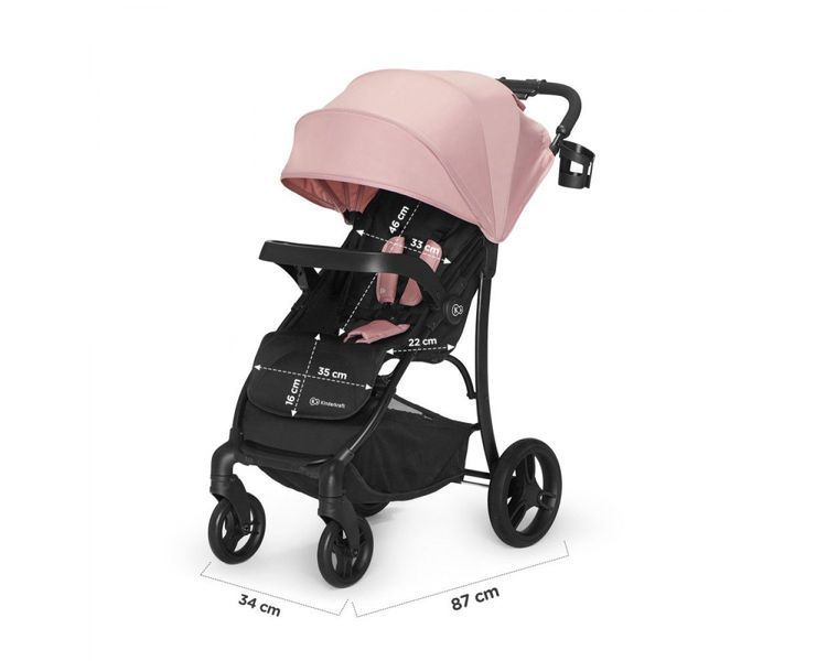 Прогулянкова коляска KiderKraft CRUISER Grey 14128 фото