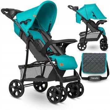 Прогулянкова коляска Lionelo Emma Plus Vivid Turquoise 13302 фото