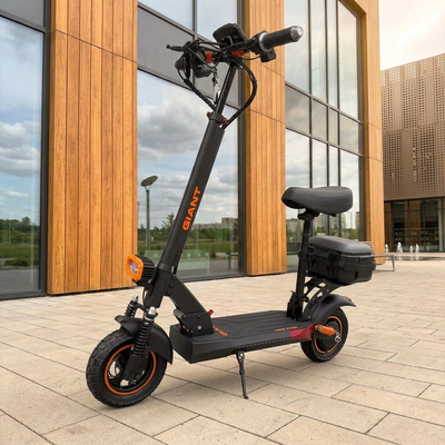 Електросамокат GIANT M10 PRO 2026 1000W 48V 15Ah &mdash; 10,5" OFF-ROAD, подвійна амортизація З сидінням M103 фото