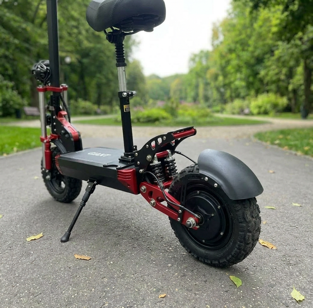 НОВИНКА! Електросамокат GIANT Outlander M11 із посиленим акумулятором (1600W 52V 26Ah) З СИДІННЯ 9876678-987654567 фото