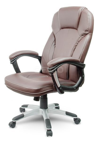 Офисное кресло Sofotel EG-222 коричневое Brown, эргономичное, с подголовником, до 120 кг. SF2 фото