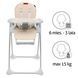 Стульчик для кормления Kidwell BENO Beige 15960 фото 8