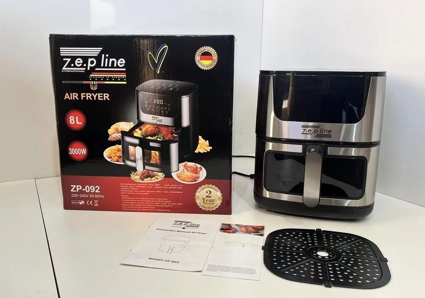 Аеро-фритюрниця на 8 літрів Zepline ZP-092 3000w 333-33476 фото