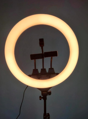 Кольцевая LED лампа SLP-G500 со штативом 2 метра 551890925151 фото