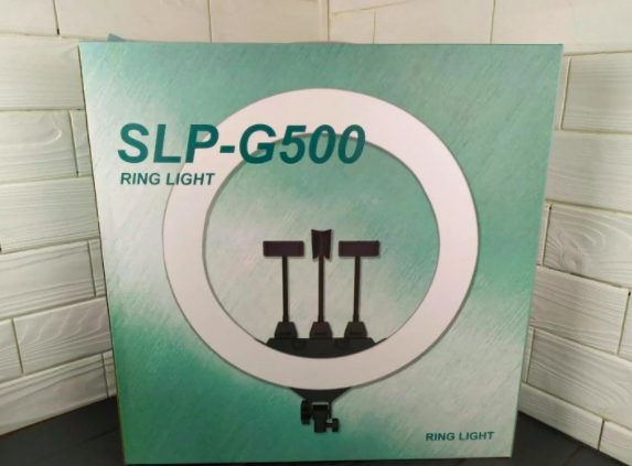 Кільцева LED лампа SLP-G500 зі штативом 2 метри 551890925151 фото