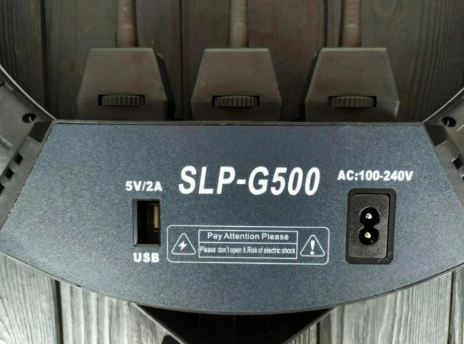 Кільцева LED лампа SLP-G500 зі штативом 2 метри 551890925151 фото