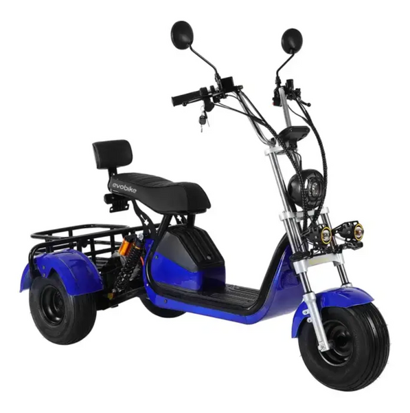 EvoBike Grizzly X3 / X3 Pro &mdash; триколісний електровелосипед CityCoco 21Ah 2000 Вт, Fat-колеса 15&times;6, до 200 кг, до 40 км/год EVO3C фото