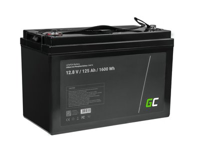 Аккумуляторная батарея GreenCell LiFePO4 12.8V 125Ah (100А) + BMS 20613 фото