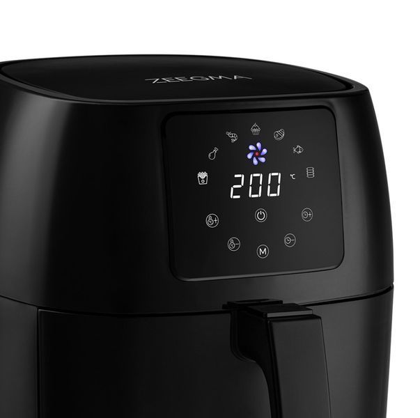 Аерогриль Аерофрітюрниця Zeegma Knapper PRO Black 99284-3111 фото