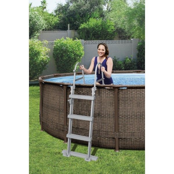 Каркасный бассейн Bestway 56709, размер 366 x 100 см с фильтрующим насосом и лестницей 15056 фото