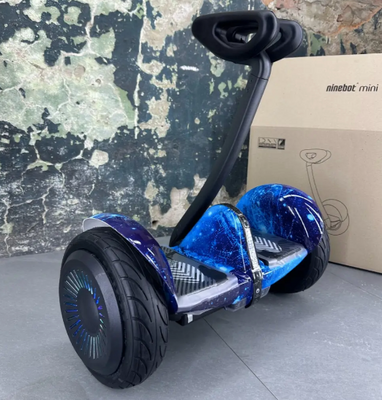 2024! НОВА ПАРТІЯ! Гіроскутер Segway Xiaomi NineBot Mini Гіроборд З Ручкою Синій Космос 1994949-48494944 фото