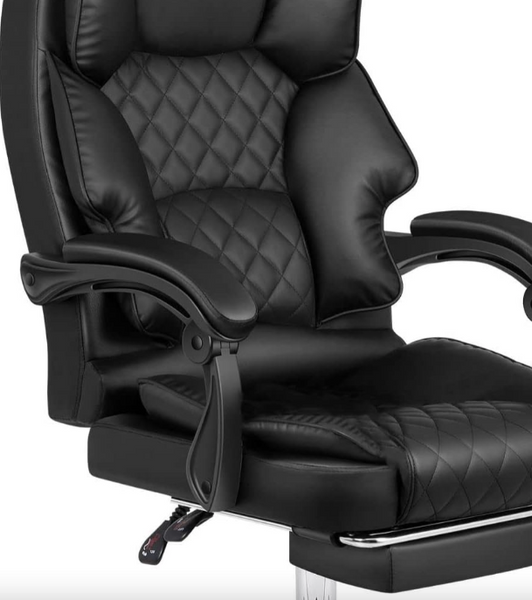 Преміум-крісло Hanert Prestige чорний Black &ndash; для офісу та домашнього кабінету HP2 фото