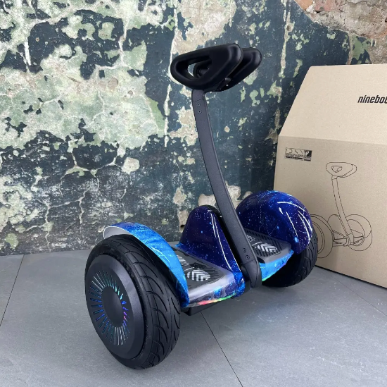 2024!НОВАЯ ПАРТИЯ!Гироскутер Segway Xiaomi NineBot Mini Гироборд С Ручкой Синий Космос 1994949-48494944 фото
