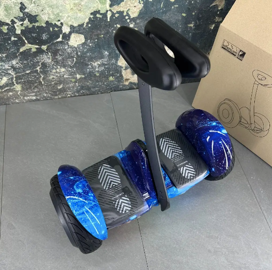 2024!НОВАЯ ПАРТИЯ!Гироскутер Segway Xiaomi NineBot Mini Гироборд С Ручкой Синий Космос 1994949-48494944 фото