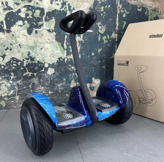 2024!НОВАЯ ПАРТИЯ!Гироскутер Segway Xiaomi NineBot Mini Гироборд С Ручкой Синий Космос 1994949-48494944 фото