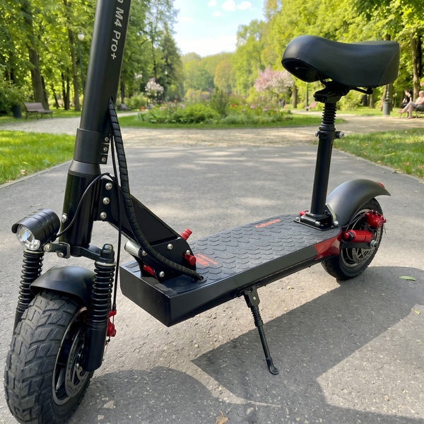Електросамокат KUGOO KIRIN M4 PRO+ (1200 Вт, 48 В 16 Ач) з сидінням 976545678998765 фото