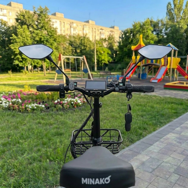 Електровелосипед MINAKO F10 PRO 2026 1200W 48V 21Ah &ndash; складаний фетбайк 20x4", PAS система , синій PRO2 фото