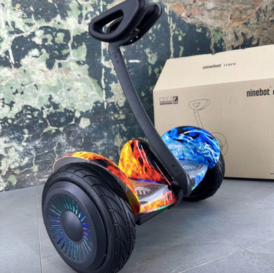 2024! НОВА ПАРТІЯ! Гіроскутер Segway Xiaomi NineBot Mini Гіроборд З Ручкою Вогонь та Лід 321994949-48494944 фото