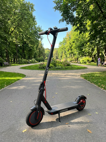 Электросамокат UMi U8s Черный 11Ah 500Вт Мягкие пневматические колеса UMiU8s фото