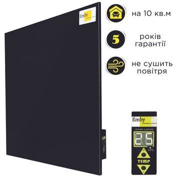 Керамический обогреватель Emby CHT-500 черный с терморегулятором на 10 кв.м 234-4451 фото