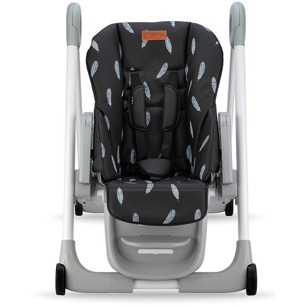 Стульчик для кормления MoMi LUXURIA Black 15191 фото