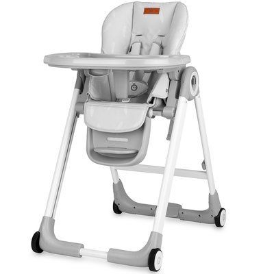 Стільчик для годування MoMi LUXURIA Light Grey 15181 фото