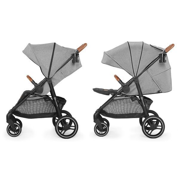 Прогулянкова коляска KiderKraft GRANDE LX Gray 12045 фото