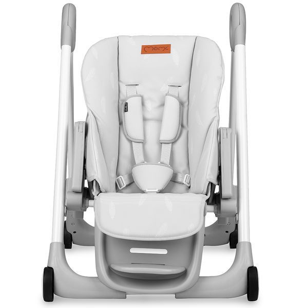 Стільчик для годування MoMi LUXURIA Light Grey 15181 фото