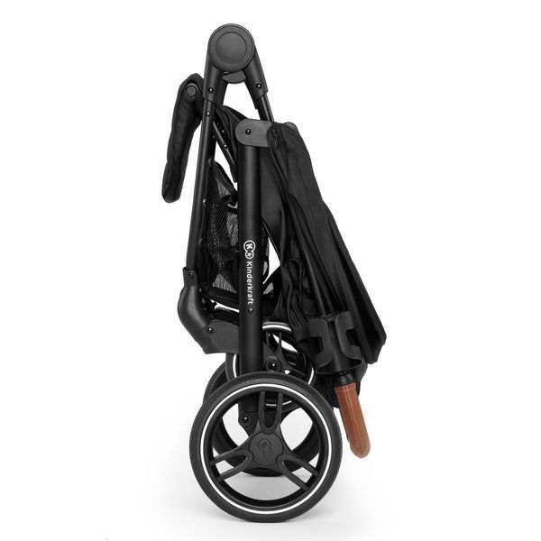 Прогулянкова коляска KiderKraft GRANDE LX Black 11796 фото