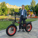 Електровелосипед MINAKO F10 PRO 2026 1200W 48V 21Ah &ndash; складаний фетбайк 20x4", PAS система, червоний PRO4 фото 2