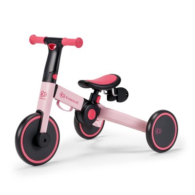Триколісний велосипед біговів 3в1 KiderKraft 4TRIKE Candy Pink 14596 фото