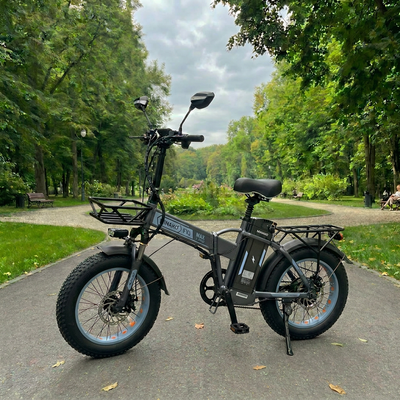 Електровелосипед MINAKO F10 PRO 2026 1200W 48V 21Ah &ndash; складаний фетбайк 20x4", PAS система, Сірий PRO5 фото