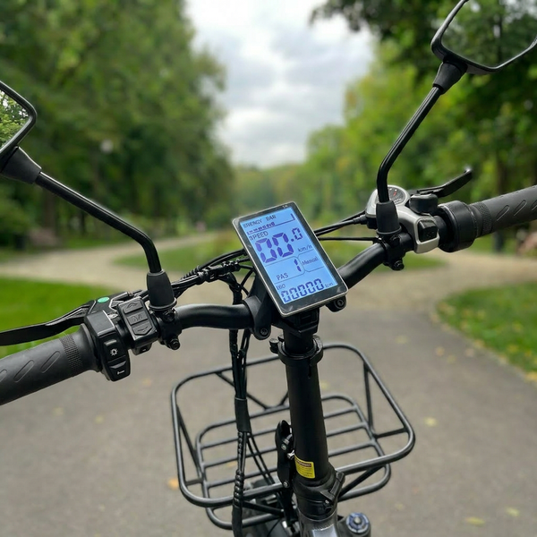 Електровелосипед MINAKO F10 PRO 2026 1200W 48V 21Ah &ndash; складаний фетбайк 20x4", PAS система, Сірий PRO5 фото