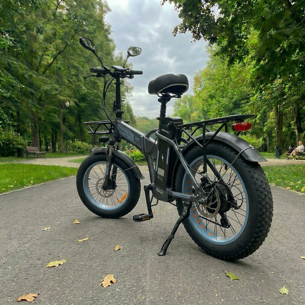 Електровелосипед MINAKO F10 PRO 2026 1200W 48V 21Ah &ndash; складаний фетбайк 20x4", PAS система, Сірий PRO5 фото