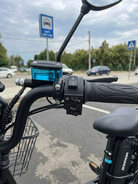 Електровелосипед MINAKO Monster PRO 1200W 60V 23Ah Black 2 Багажники  876567-87890 фото