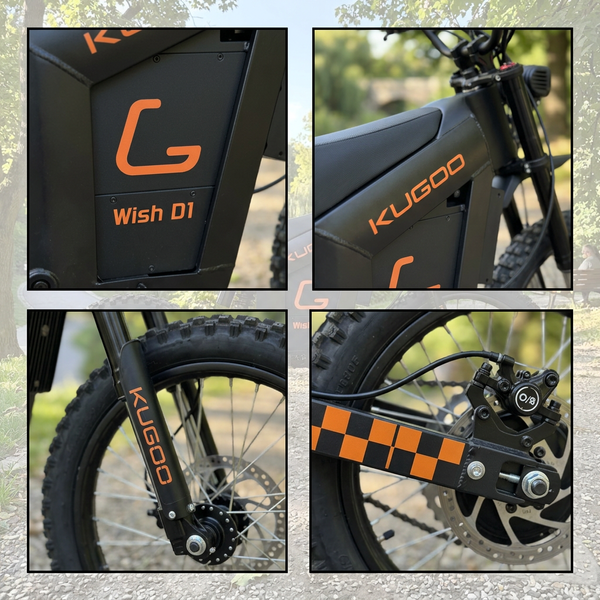 KUGOO Wish 01 BLACK EDITION 2026 року &mdash; Електричний Позашляховий Байк Пітбайк 2000W 21Ah WISH12 фото