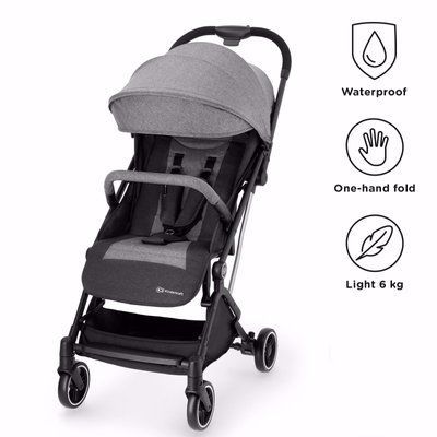Прогулянкова коляска KiderKraft INDY Grey 10158 фото