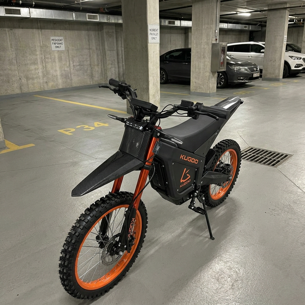KUGOO Wish 01 ULTRA Orange 2026 &mdash; Електробайк нового покоління 2900W / 35Ah з NFC та м'якою підвіскою 1ULTRA фото
