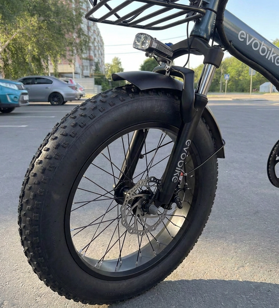 EVOBIKE Storm V8S 1000W 48V 18Ah &mdash; складаний електровелосипед Fat Bike 20&times;4&rdquo; Сірий V8S фото