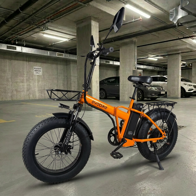 EVOBIKE Storm V8S 1000W 48V 18Ah &mdash; складаний електровелосипед Fat Bike 20&times;4&rdquo; Помаранчевий V8S1 фото