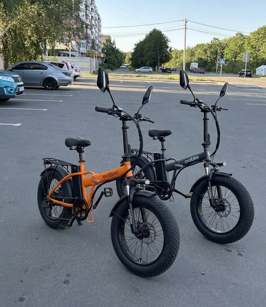 EVOBIKE Storm V8S 1000W 48V 18Ah &mdash; складаний електровелосипед Fat Bike 20&times;4&rdquo; Помаранчевий V8S1 фото