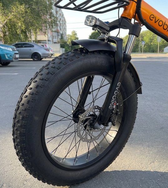 EVOBIKE Storm V8S 1000W 48V 18Ah &mdash; складаний електровелосипед Fat Bike 20&times;4&rdquo; Помаранчевий V8S1 фото
