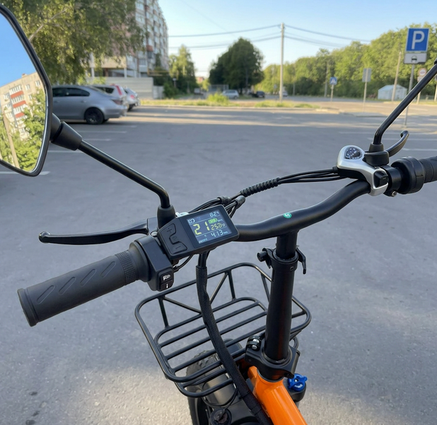 EVOBIKE Storm V8S 1000W 48V 18Ah &mdash; складаний електровелосипед Fat Bike 20&times;4&rdquo; Помаранчевий V8S1 фото