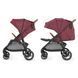 Прогулянкова коляска KiderKraft GRANDE LX Burgundy 10080 фото 4